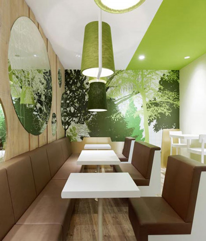 Wienerwald Fast Food: Eco Friendly Restaurant Interior Design | IREMOZN-  CAFE & BAR & RESTAURANT DESIGN